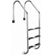 ESCALERA 2 PELDA&Ntilde;OS INOX ANTIDESLIZANTE HIDROTERMAL