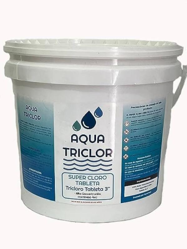 TRICLORO TABLETA CLEAR POOL 4KG (25TB)