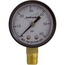 Repuesto Man&oacute;metro LATERAL Gen&eacute;rico Con Rosca VALVULA 2" 0-60 PSI 0.25" PENTAIR/HAYWARD (80960BU)