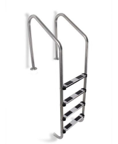 Escalera Astral 4 Pelda. Acero Inox. Prof.120 cm / sin anclajes