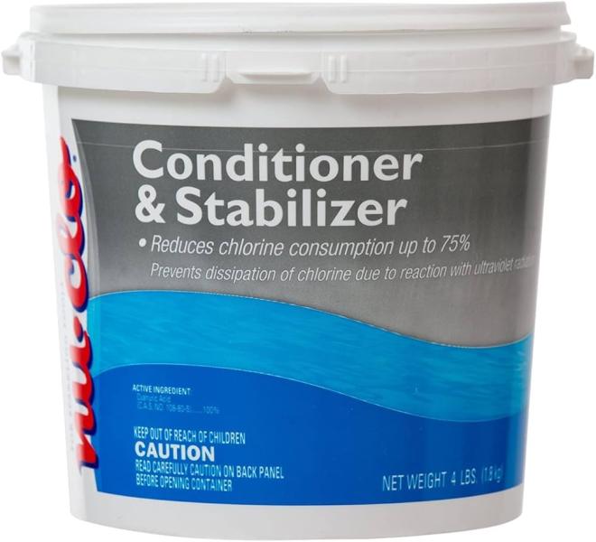 Estabilizador de cloro  Nu-Clo   4 lbs (Acido Cianurico)